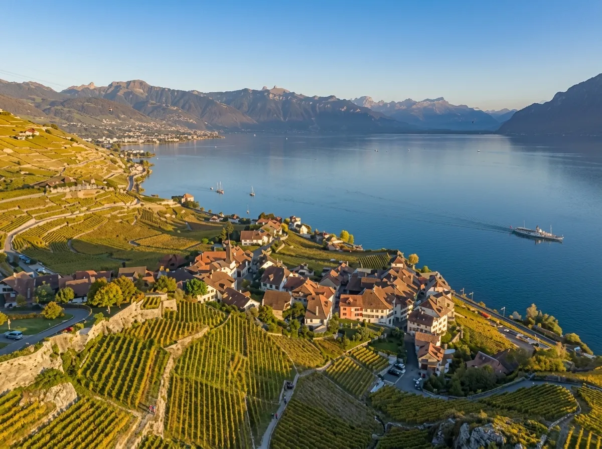 Lavaux, Vevey e Montreux